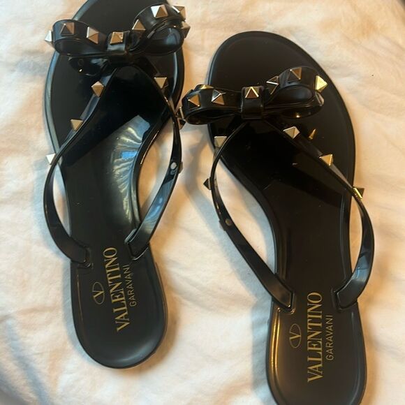 VALENTINO GARAVANI Summer Rockstud sandals Size 38 $625 NEW - Picture 8 of 10